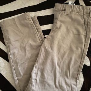 Dickies boys khaki pants.